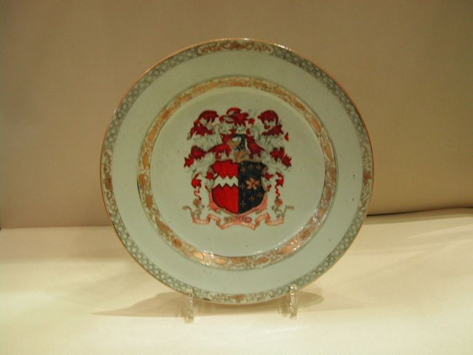 English Armorial plate -Chinese Export | MasterArt